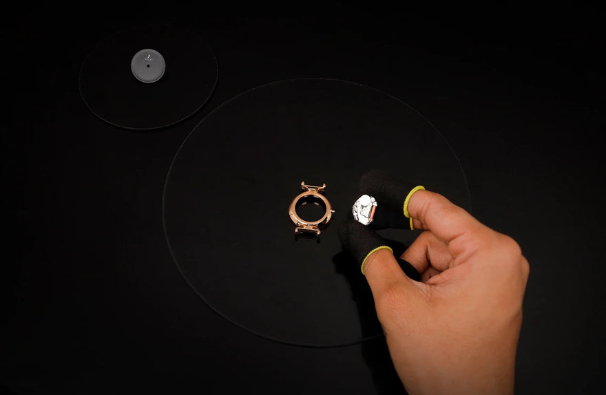 Sylvi Velvtine Black Rosegold watch Movement
