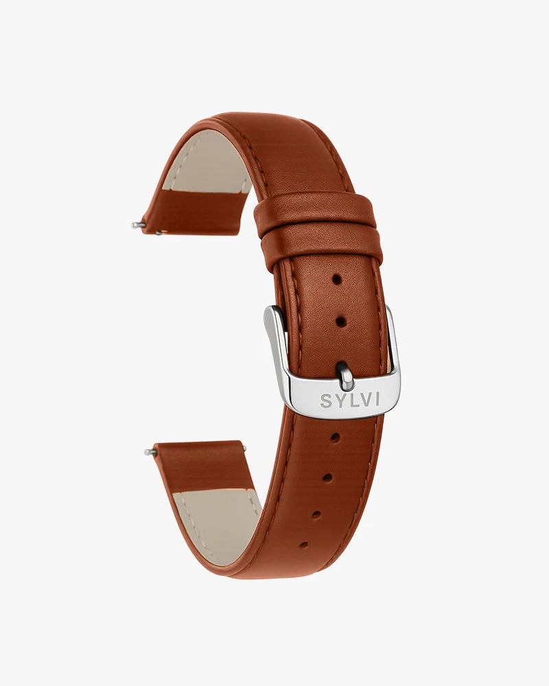 Buy 20mm Leather Strap for Watch Sylvi - Main Image