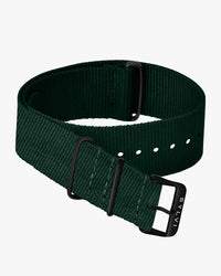 Sylvi 24mm dark green nylon watch strap – product view 11