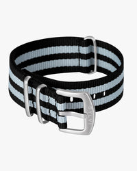 Sylvi 24mm grey nylon watch strap – product view 11