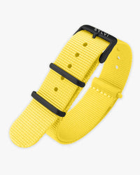 Sylvi 24mm orange nylon watch strap – product view 5