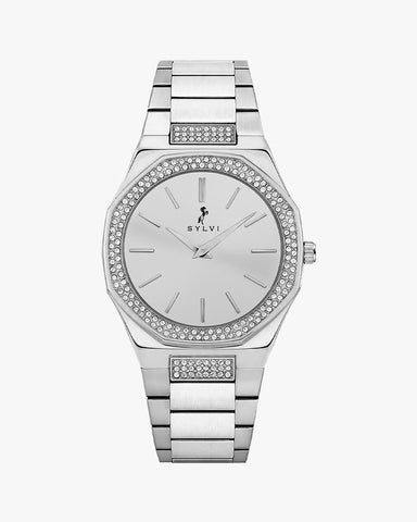 Specter Crystal White Silver Steel