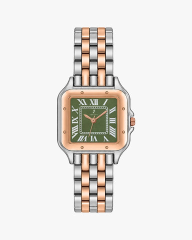 Aria Green Rosegold Silver Steel