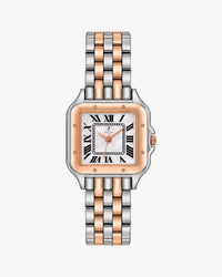 Sylvi Aria White Rosegold Silver Steel Analog watch for men India