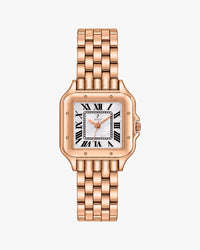 Sylvi Aria White Rosegold Steel Analog watch for men India