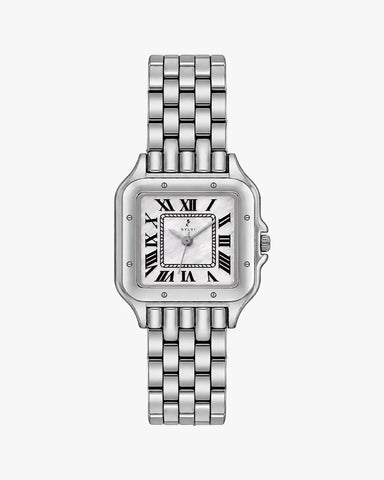 Aria White Silver Steel