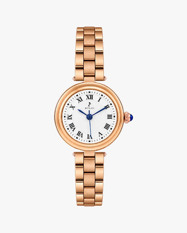 Aura White Rosegold Steel
