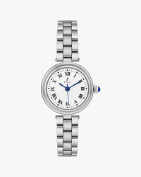 Sylvi Aura White Silver Steel Analog watch for men India