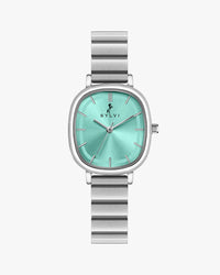 Sylvi Ellore pista dial women's analog watch with linked chain strap – front view