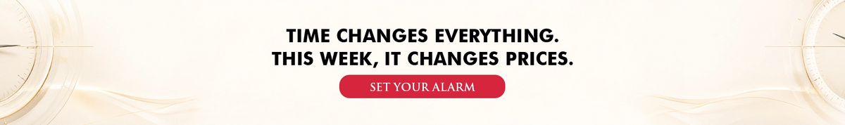 Time changes prices – Sylvi End of Season Sale 2026 bar banner