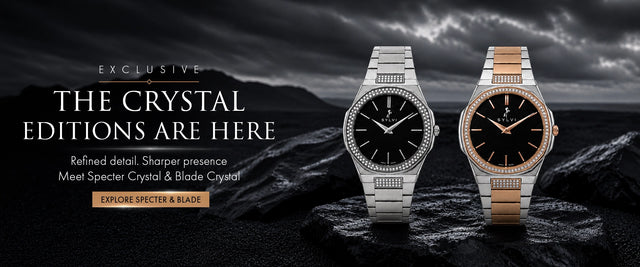 Sylvi Launch Blade Crystal Specter Crystal Live Exclusive watch collection India