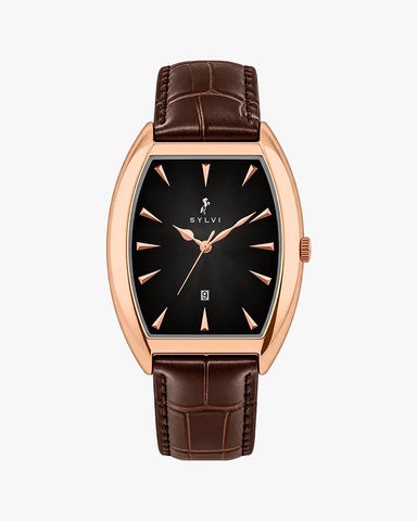 Monarch Rosegold Coffee Leather