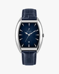 Monarch Silver Blue Leather
