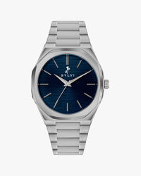 Sylvi Specter blue dial men's analog watch with stainless steel strap – specifications