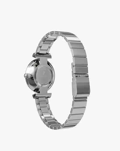 Serene Black Silver Link