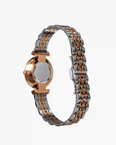 Serene Silver Rosegold Steel